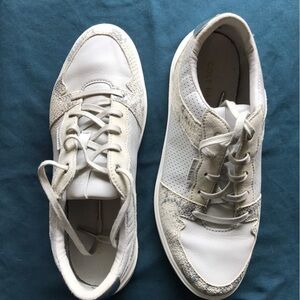 Cole Haan Grand leather python snake print shoe sneakers.